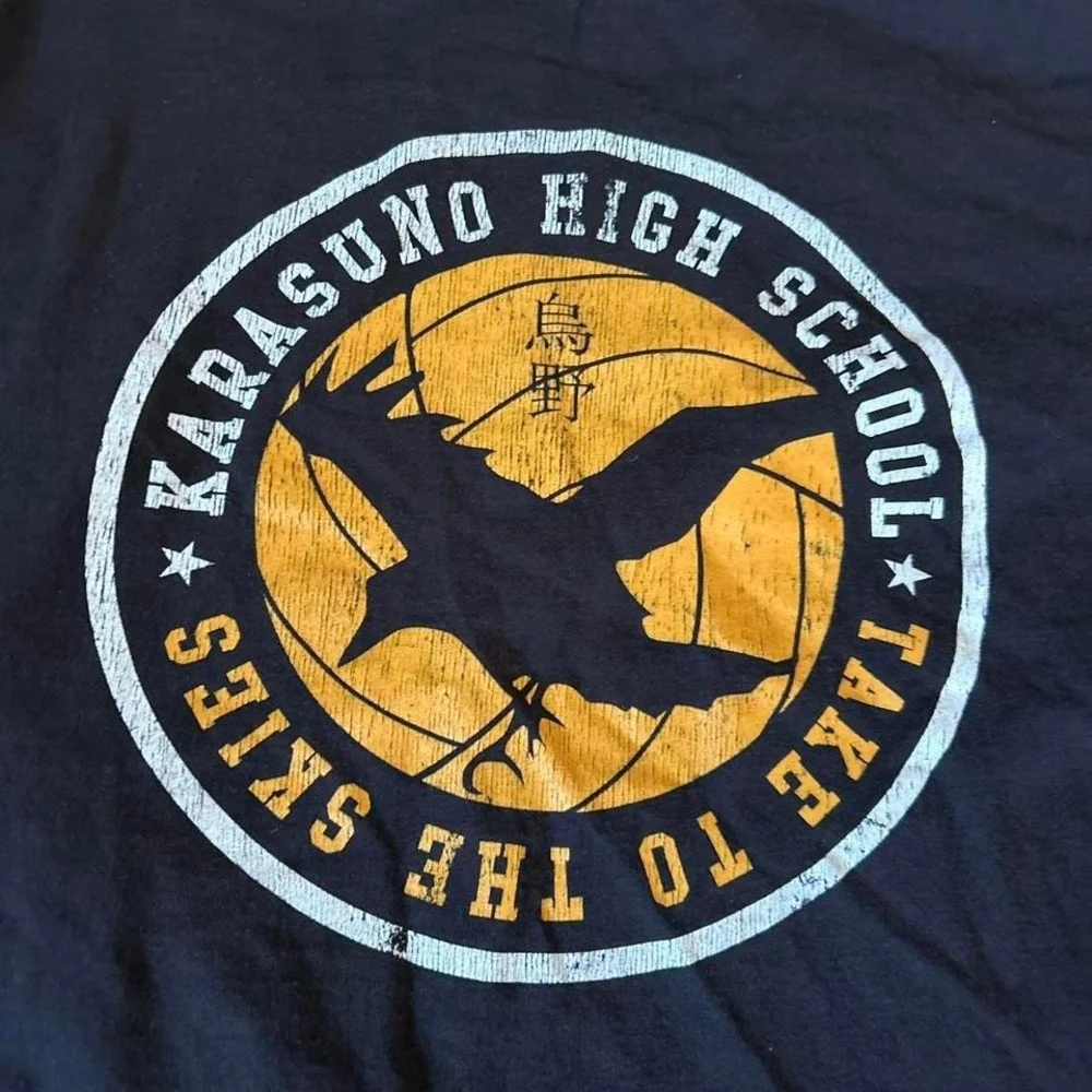 Black and yellow Karasuno High School‎ Shirts